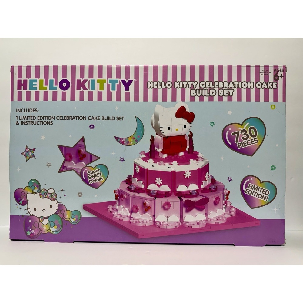 Sanrio Hello Kitty Celebration Cake Limited Edition Build Set – Collectible Gift